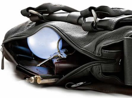 Handtasche mit Licht - schneller kramen  